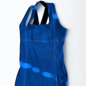 Jo + Jax Blue Cross Back Dance Leo/ Unitard | Youth Small (5-7)